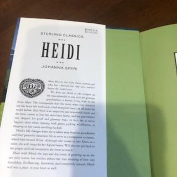 Heidi Classic Hardcover Book Pre-Owned. - Picture 6 of 12
